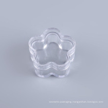 Flower Shape Cosmetic Plastic Jar (NJ02)